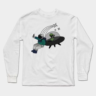 Selfies in Space Long Sleeve T-Shirt